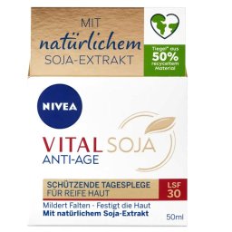 Crema pentru Fata, Nivea, 50 ml Anti Imbatranire Vital Soja Zi