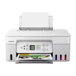 Multifunctional Inkjet CISS Color Canon G3470 White, A4, Functii: Impr.|Scan.|Cop., Viteza de Printare Monocrom: 11ipm, Viteza de printare color: 6ipm, Conectivitate:USB|WIFI, Duplex:Nu, ADF:Nu(incl.TV 11lei) "5805C029AA"