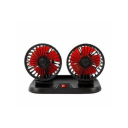 Mini Ventilator Auto, Flippy, Model Compact si Portabil, Alimentare Auto 12V, Flux de Aer Racoritor, Utilizare Usoara si Confort in Zilele Calduroase, Ideal pentru Birou, Camera, Masina, Calatorii si Vara, Dimensiuni 22 x 13 cm, Negru