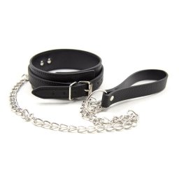 Zgarda Bondage cu lant