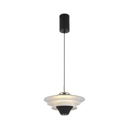 Lustră LED pe cablu MANLEY LED/5W/230V negru/alb