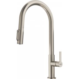 120.0736.604 Baterie bucatarie 3 cai Franke Maris Clear Water cu dus extractibil Inox