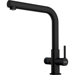 120.0730.802 Baterie bucatarie 3 cai Franke Lina Clear Water L Matte Black