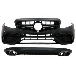 Bara fata E63 Design cu difuzor si ornamente tobe Mercedes E-Class C238/A238