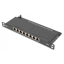 Panou de Conexiuni Digitus 7m 1U 10GBase-T 10000 Mbit/s Negru
