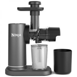 Storcator Ninja Cold Press JC151EU, 150W, 700 ml, Presare la rece, 2 filtre, Fara BPA, Functie reverse, Negru/gri