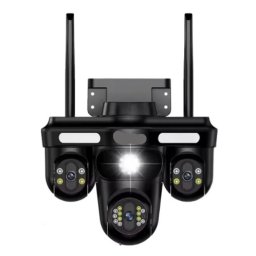 Camera de Supraveghere Conexiune WIFI 3 Lentile 12 MP Vedere Panoramica