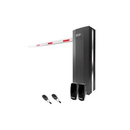 Kit bariera de acces auto cu brat LED Motorline KZUMA 4, 4 m, 4 sec, 24 Vdc