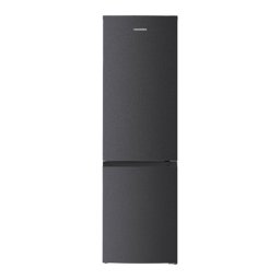 Combina frigorifică HEINNER HCNF-HM253INVDGD, 253L, No Frost, Inverter, Clasa D, Black