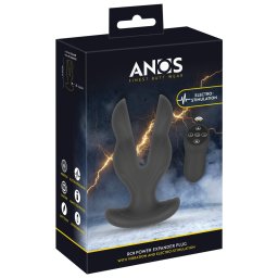 Dop Anal ANOS Power Expander – Vibrator cu E-Stimulare și Telecomandă