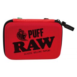 Raw x Puff Life Portofel Classic rosu anti-miros si antisoc