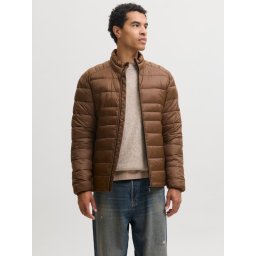 Jack & Jones Jacheta matlasata, barbati, fara gluga, Regular fit, JJEKINGSLEY, Maro (SELECTATI MARIMEA: 2XL)
