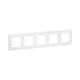 Legrand - Ramă pentru 5 module NILOE, albă