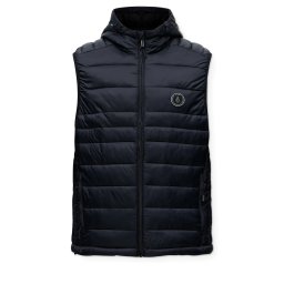 JACK & JONES Geacă Jjekingsley Light Bodywarmer Hood 12298871 C-N10 black