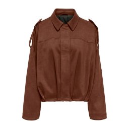 ONLY Geacă Onlmoon-Stina Faux Suede Bomber 15381024 18-1232 TCX soft silt