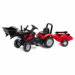 Tractor case ih cu remorca si cupa