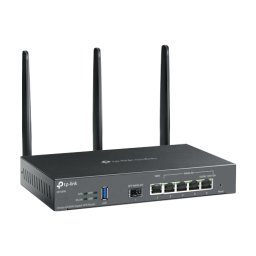 Router VPN, Wi-Fi 6, AX3000, 1 x SFP Gigabit, 5 x RJ45 Gigabit, 1 x USB - TP-Link Omada ER706W