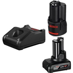 2xGBA12V + GAL12V-40 Set 2 acumulatori Li-Ion 12V 1x 2Ah 1x 4Ah + Incarcator rapid Bosch 4Ah