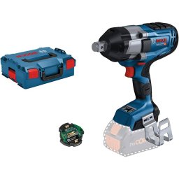 Bosch Bosch Powertools Cordless impact wrench BITURBO GDS 18V-1050 HC Professional solo, 18V (blue/black, without battery and charger, 3/4 , in L-BOXX)