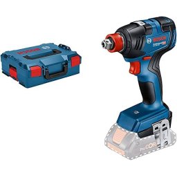 Bosch Bosch Powertools Cordless impact wrench GDX 18V-200 Professional solo, 18V (blue/black, without battery and charger, L-BOXX)