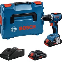 Bosch Bosch Powertools Professional cordless drill/driver GSR 18V-65 Professional, 18Volt blue, 2x Li-Ion battery ProCORE18V 4.0Ah, in L-BOXX