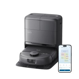 Robot de Aspirare Anker eufy Omni C28 15000Pa Volum Colectare Praf 3L Aspirare Uscata si Umeda Wi-Fi Negru