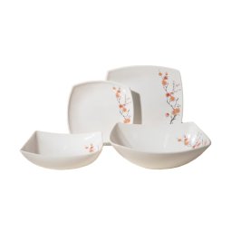 Set de Masa Myria MC4056 Opal 19 Piese Alb