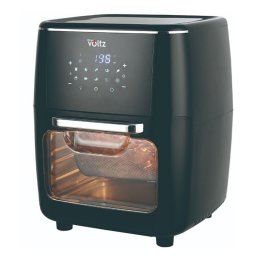 Friteuză-cuptor cu aer cald Oliver Voltz OV51980AO, 1700 W, 13 l, 10 programe, 65-200 °C, Spieți rotative și coș, Ecran tactil, Funcție de dospire, Negru