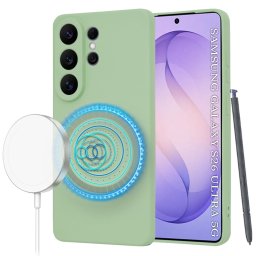 Husa de protectie Techsuit SoftFlex MagSafe compatibil cu Samsung Galaxy S26 Ultra, Verde Menta