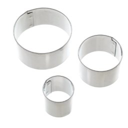 UB Set 3 forme/cuttere rotunde pentru prajituri CAKE MOLD