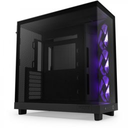 Carcasa PC NZXT H6 Flow RGB, Black
