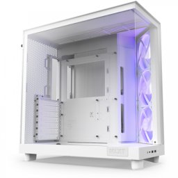 Carcasa PC NZXT H6 Flow RGB, White