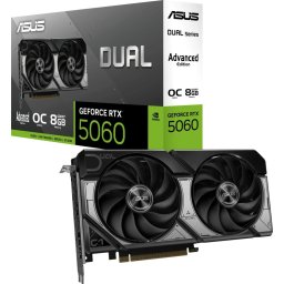 ASUS DUAL-RTX5060-O8G-A Dual Advanced OC GeForce RTX 5060 8GB GDDR7 DLSS4