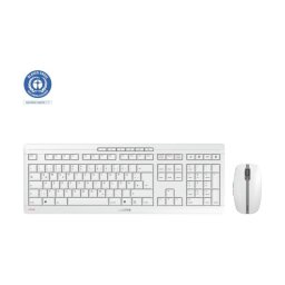 Set Tastatura si Mouse Cherry STREAM DESKTOP JD-8500DE-0 | Full-size, Layout German, Pale Gray
