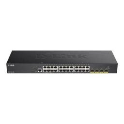 Switch D-Link DGS-1250-28X | 28 Porturi, 24x Gigabit, 4x 10G SFP+, Smart Managed
