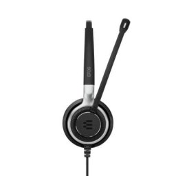 Casti Profesionale Mono Epos Sennheiser IMPACT SC 638 | Microfon Noise Cancelling, Negru/Argintiu