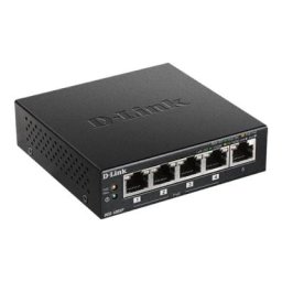 Switch D-Link DGS-1005P/E | 5 Porturi, Gigabit, PoE, Plug-and-Play
