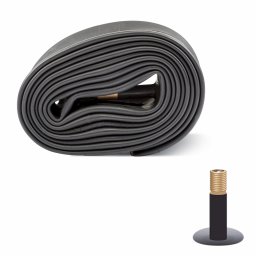 Camera bicicleta Colinelli 20x1.75-2.125 inch cu valva Auto AV35, Butyl