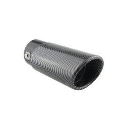 Ornament toba esapament din inox, aspect sport, 36-58 mm, Amio MT 020C