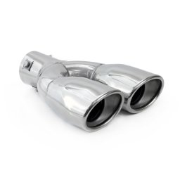 Ornament dublu pentru toba de esapament din otel inoxidabil 38-48 mm