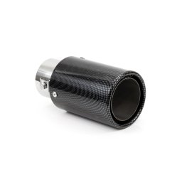 Ornament toba esapament din inox tip carbon, 35-50 mm, Amio MT 016C