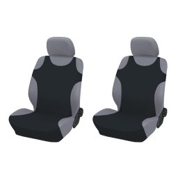 Huse auto fata tip maiou negre universale, set 2 buc, Amio