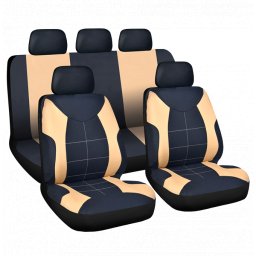 Set huse scaun auto universale 9 piese Elegance, compatibile Airbag