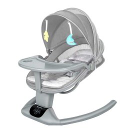 Leagan Electric Balansoar 902F, Gri deschis, Inteligent cu Telecomanda
