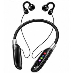 Casti Wireless Sport R25 cu Banda flexibila bluetooth afisaj digital microfon si Autonomie extinsa
