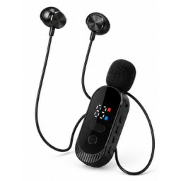 Casti Wireless L6 cu Microfon Bluetooth afisaj digital Quick Charge si Functie AI