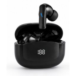 Casti Wireless TWS Mate 80 Bluetooth Pure Bass carcasa cu afisaj digital