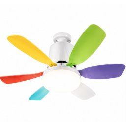 Ventilator de tavan cu lampa LED telecomanda luminozitate reglabila RGB