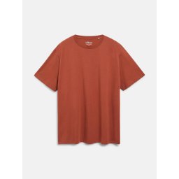 s.Oliver Big Sizes Tricou cu decolteu la baza gatului, barbati big sizes, din bumbac, Regular fit, Maro (SELECTATI MARIMEA: 5XL)