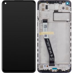 Display cu Touchscreen Xiaomi Redmi Note 9, cu Rama, Negru, Service Pack 560003J15S00